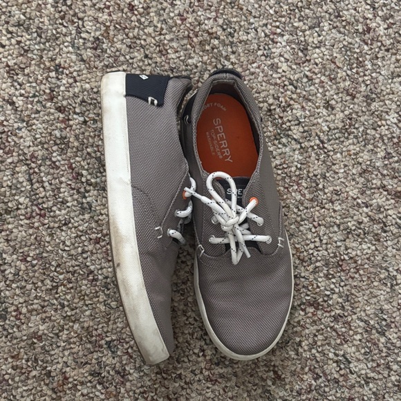 Sperry Men's Gray Boat Shoes - Picture 1 of 1